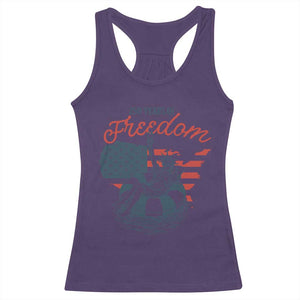 Chill The Fourth Out Racerback Tank Top Funny Statue of Liberty 4th of July