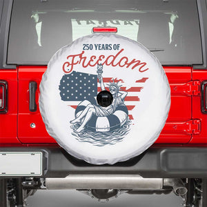 Chill The Fourth Out Spare Tire Cover Funny Statue of Liberty 4th of July