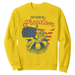 Chill The Fourth Out Sweatshirt Funny Statue of Liberty 4th of July