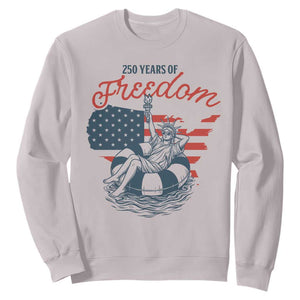 Chill The Fourth Out Sweatshirt Funny Statue of Liberty 4th of July