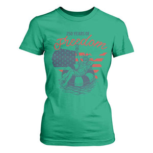 Chill The Fourth Out T Shirt For Women Funny Statue of Liberty 4th of July
