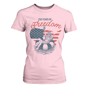 Chill The Fourth Out T Shirt For Women Funny Statue of Liberty 4th of July