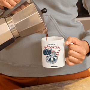 Chill The Fourth Out Coffee Mug Funny Statue of Liberty 4th of July