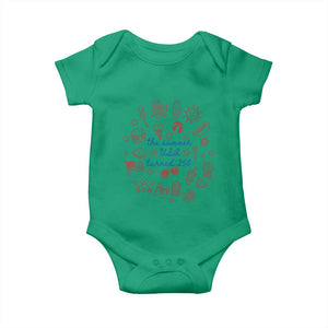 The Summer USA Turned 250 Baby Onesie 250 Years America Anniversary 4th of July TS14 Irish Green Print Your Wear