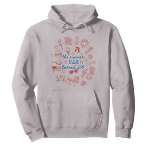 The Summer USA Turned 250 Hoodie 250 Years America Anniversary 4th of July