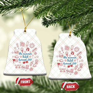 The Summer USA Turned 250 Ceramic Ornament 250 Years America Anniversary 4th of July