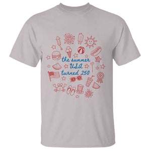 The Summer USA Turned 250 T Shirt 250 Years America Anniversary 4th of July