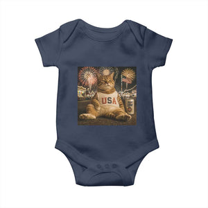 USA 250th Anniversary Statue of Liberty Baby Onesie The Summer USA Turned 250