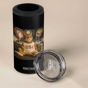 USA 250th Anniversary Statue of Liberty 4 in 1 Can Cooler Tumbler The Summer USA Turned 250
