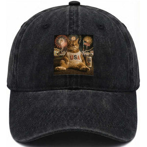 USA 250th Anniversary Statue of Liberty Washed Cotton Baseball Cap The Summer USA Turned 250
