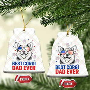 Best Corgi Dad Ever Ceramic Ornament Funny Dog Lover Dad 4th Of July TS14 Print Your Wear