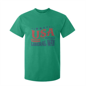USA But In A Liberal Way 4th of July T Shirt For Kid Feminist Women's Rights