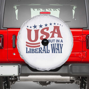 USA But In A Liberal Way 4th of July Spare Tire Cover Feminist Women's Rights