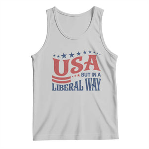 USA But In A Liberal Way 4th of July Tank Top Feminist Women's Rights