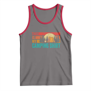 Funny Camper Tank Top This Is My Camping Shirt TS14 Deep Heather Red Print Your Wear