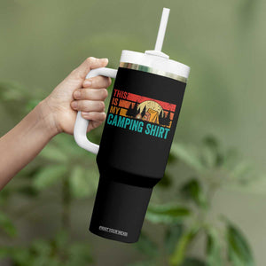 Funny Camper Tumbler With Handle This Is My Camping Shirt TS14 Print Your Wear