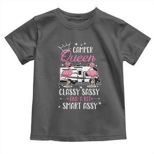 Funny Camping RV Toddler T Shirt Camper Queen Classy Sassy And A Bit Smart Assy TS14 Dark Heather Print Your Wear