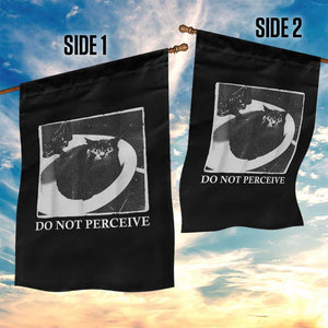 Do Not Perceive Me Funny Meme Cat Lover Garden Flag Funny Cat Sarcstic Meme