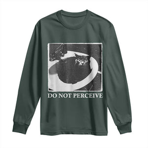 Do Not Perceive Me Funny Meme Cat Lover Long Sleeve Shirt Funny Cat Sarcstic Meme