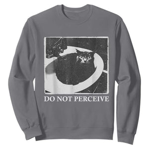 Do Not Perceive Me Funny Meme Cat Lover Sweatshirt Funny Cat Sarcstic Meme