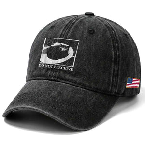 Do Not Perceive Me Funny Meme Cat Lover Washed Cotton Baseball Cap Funny Cat Sarcstic Meme