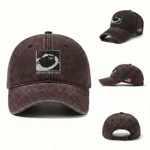 Do Not Perceive Me Funny Meme Cat Lover Washed Cotton Baseball Cap Funny Cat Sarcstic Meme