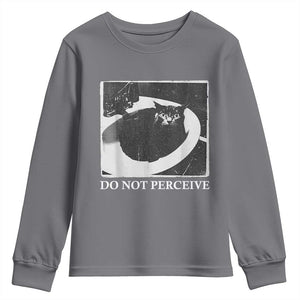 Do Not Perceive Me Funny Meme Cat Lover Youth Sweatshirt Funny Cat Sarcstic Meme
