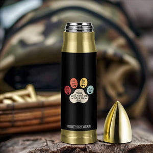 Do Not Ask Me For Life Advice Bullet Tumbler Funny Sarcastic Dog Lover Gift