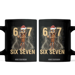 67 Six Seven Italian Brainrot Meme Coffee Mug Funny Tung Tung Tung Sahur Christmas TS14 Black Print Your Wear