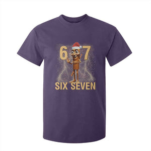 67 Six Seven Italian Brainrot Meme T Shirt For Kid Funny Tung Tung Tung Sahur Christmas TS14 Purple Print Your Wear