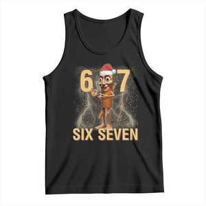 67 Six Seven Italian Brainrot Meme Tank Top Funny Tung Tung Tung Sahur Christmas TS14 Black Print Your Wear