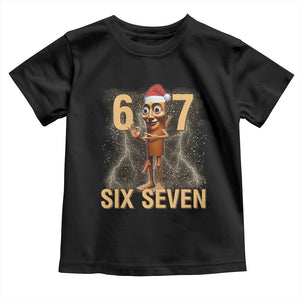 67 Six Seven Italian Brainrot Meme Toddler T Shirt Funny Tung Tung Tung Sahur Christmas TS14 Black Print Your Wear