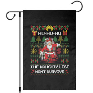 Nakatomi Plaza Christmas Garden Flag Funny Santa Gun Cosplay Xmas TS14 Black Print Your Wear