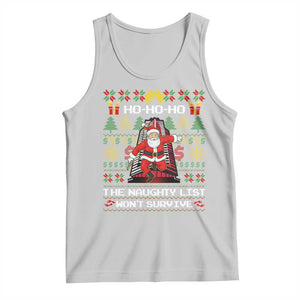 Nakatomi Plaza Christmas Tank Top Funny Santa Gun Cosplay Xmas TS14 Ash Print Your Wear