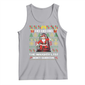 Nakatomi Plaza Christmas Tank Top Funny Santa Gun Cosplay Xmas TS14 Athletic Heather Print Your Wear