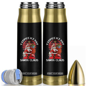 Nakatomi Plaza Christmas Bullet Tumbler Yippee Ki Yay Santa Claus TS14 Black Print Your Wear