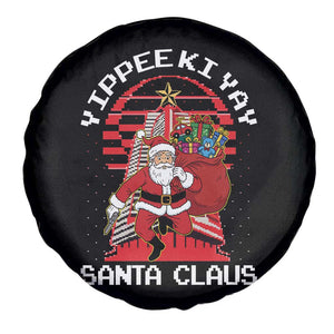 Nakatomi Plaza Christmas Spare Tire Cover Yippee Ki Yay Santa Claus TS14 Print Your Wear