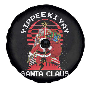 Nakatomi Plaza Christmas Spare Tire Cover Yippee Ki Yay Santa Claus TS14 Print Your Wear