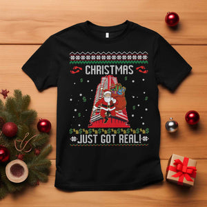 Nakatomi Plaza Christmas T Shirt Just Got Real TS14 Black Print Your Wear