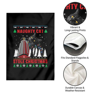 Nakatomi Plaza Christmas Garden Flag Funny Naughty Santa Cat Humor TS14 Print Your Wear