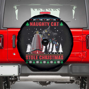 Nakatomi Plaza Christmas Spare Tire Cover Funny Naughty Santa Cat Humor TS14 Black Print Your Wear