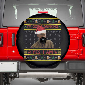 Ed Gein Christmas Spare Tire Cover I Am Going Drinking Yes I Am Christmas TS14 Black Print Your Wear
