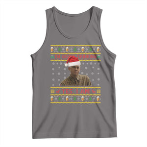 Ed Gein Christmas Tank Top I Am Going Drinking Yes I Am Christmas TS14 Deep Heather Print Your Wear