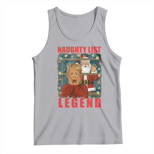 Santa Christmas Movie Funny Tank Top Naughty List Legend TS14 Athletic Heather Print Your Wear