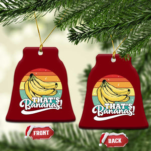 That's Bananas Ceramic Ornament Funny Banana Lover Saying TS14 Print Your Wear