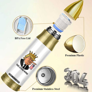 The Lying King Trump Bullet Tumbler Funny Political Satire TS14 Print Your Wear