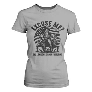 Freedom Resist Protest Civil Rights T Shirt For Women Excuse Me Did Someone Order Freedom TS14 Sport Gray Print Your Wear