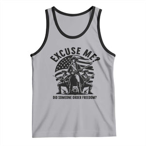 Freedom Resist Protest Civil Rights Tank Top Excuse Me Did Someone Order Freedom TS14 Athletic Heather Black Print Your Wear
