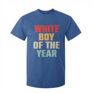 White Boy Of The Year T Shirt For Kid Funny Statement TS14 Royal Blue Print Your Wear