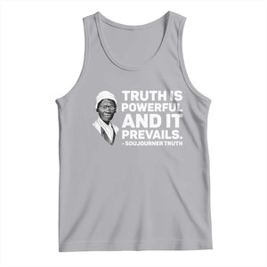 Sojourner Truth Quote Tank Top Truth is Powerful and It Prevails TS14 Athletic Heather Print Your Wear